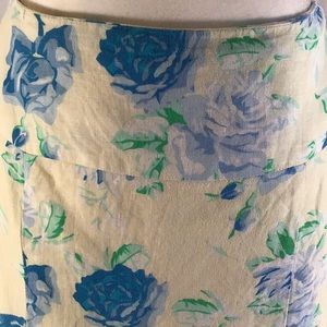 NY COLLECTION woman linen plus size skirt